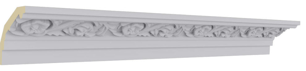 3 3/8"H x 2 1/8"P x 4"F x 94 5/8"L Medway Crown Moulding