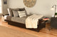 Mesa Frame Futon With Espresso Finish, Storage Drawers, Canadian