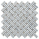 11"x11" Knot Collection, Basket, Strip+Square, Polished, Set of 5