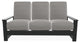 Leeward Deep Seat 3-Seat Outdoor Sofa, Graystone/Graphite