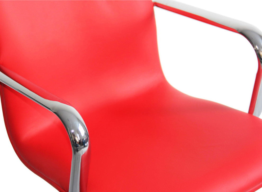 Modern Classics Confreto Conference Office Chair Mid Back, Red