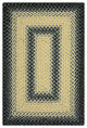 Safavieh Braided Collection BRD311 Rug, Black/Grey, 2'6"x4'