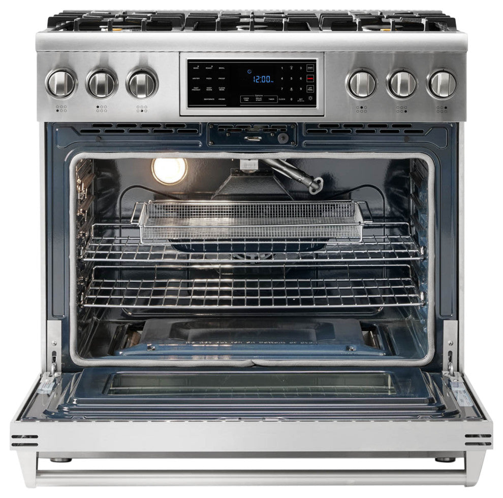 36" 6-Burner Sealed Professional Tilt Panel Propane Gas Range