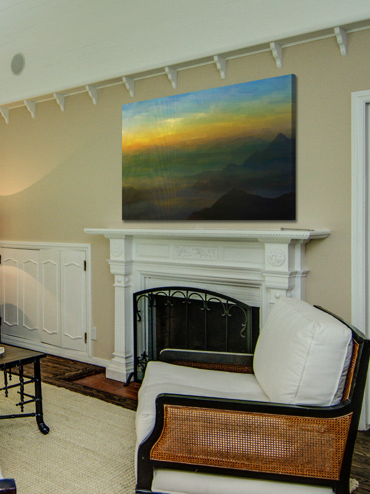 "Warm Landscape" Fine Art Canvas Print, 45"x30"