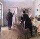 Ilia Efimovich Repin Unexpected Return - 20" x 20" Premium Canvas Print