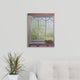 "Window in Spring, 1992" Canvas Art, 16"x20"x1.25"