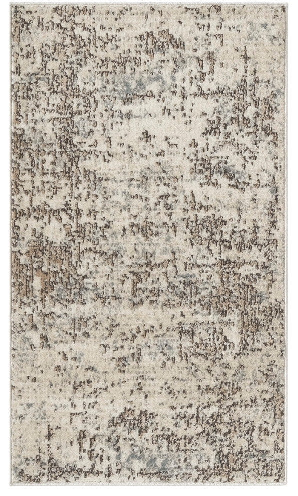 Nourison Quarry 2'2" x 3'9" Ivory Beige Modern Indoor Rug