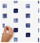 Blue Watercolor Blocks Peel and Stick Wall Decals