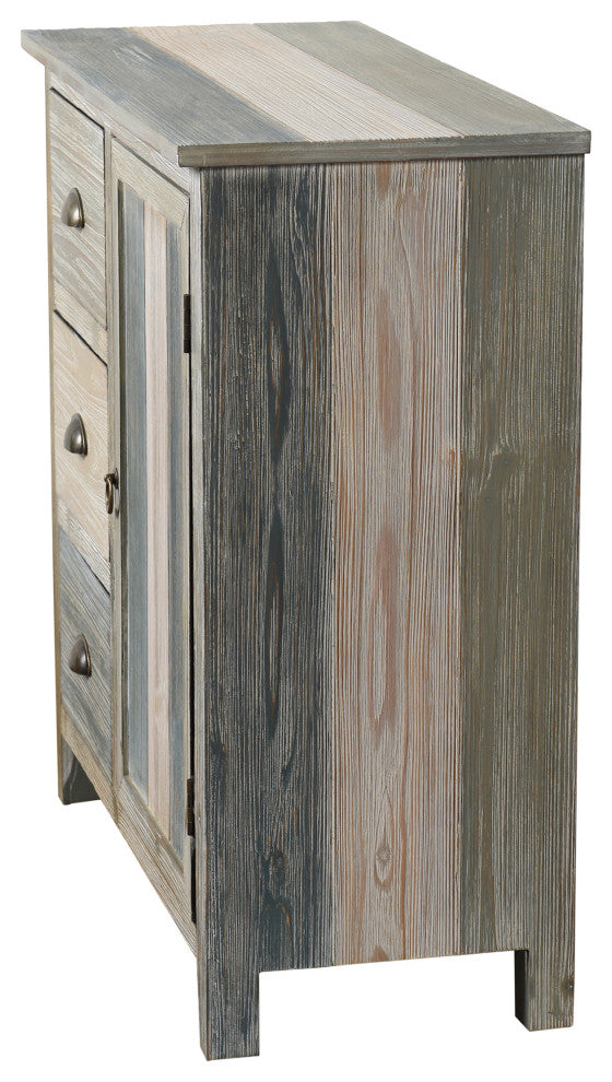 Sanibel Cabinet with Three Drawers and One Door