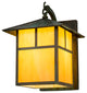 12W Seneca T Mission Curved Arm Hanging Wall Sconce