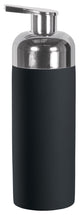 Black Non Slip Porcelain Pur Bathroom Accessories, Short Soap Dispenser