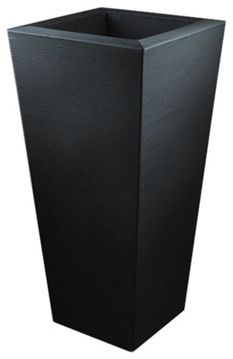 Latin Spirit Valencia Planter, Black, 15"