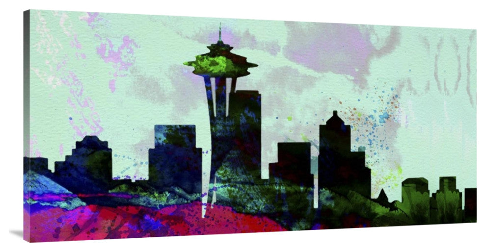 "Seattle City Skyline" Fine Art Print
