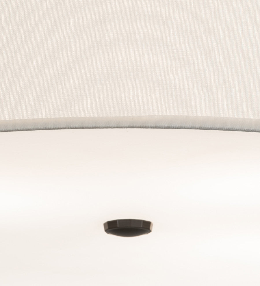 24 Wide Cilindro Textrene Flushmount