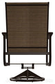 St. Catherine Sling Outdoor Swivel Rocker, Bark/Kona