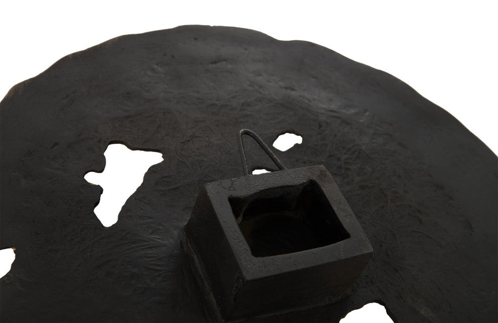 Molten Disc Wall Art, Gold Leaf, Small