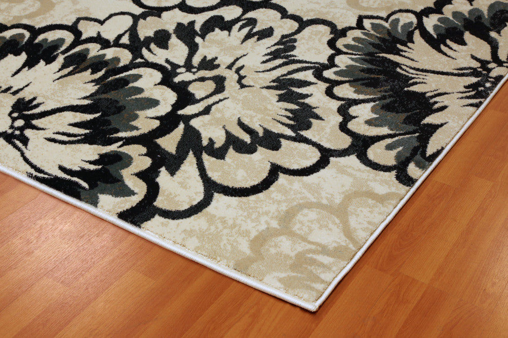 Melody Ivory Rug, 2'x3'7"