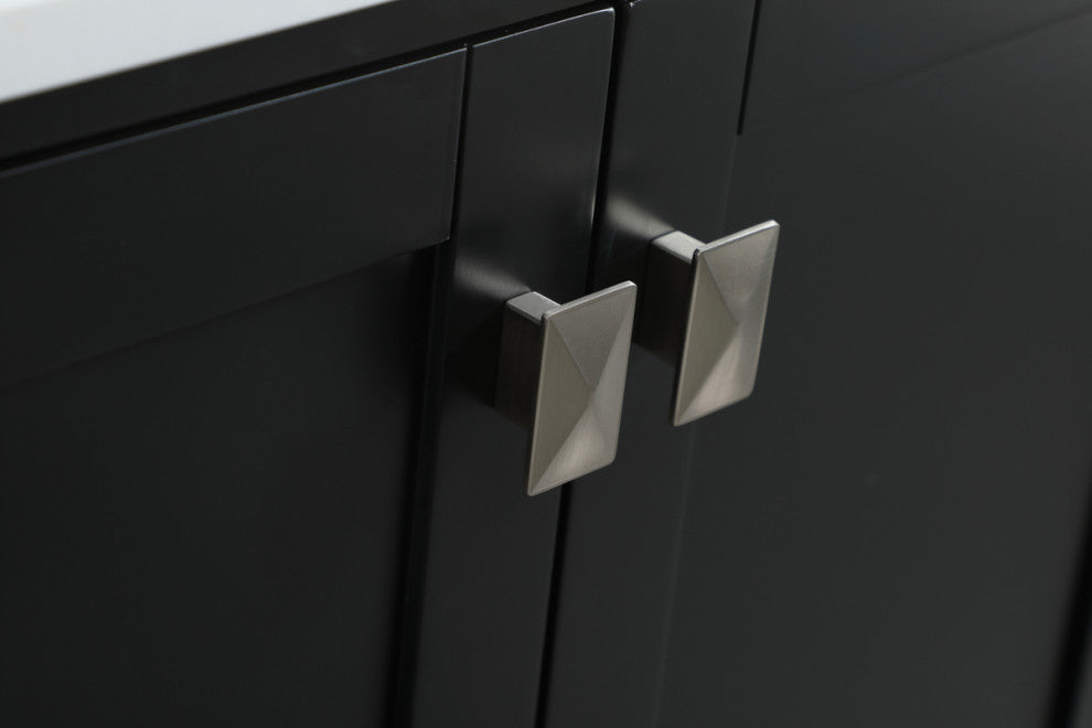 Isabel 54" SIngle Bathroom Vanity, Black