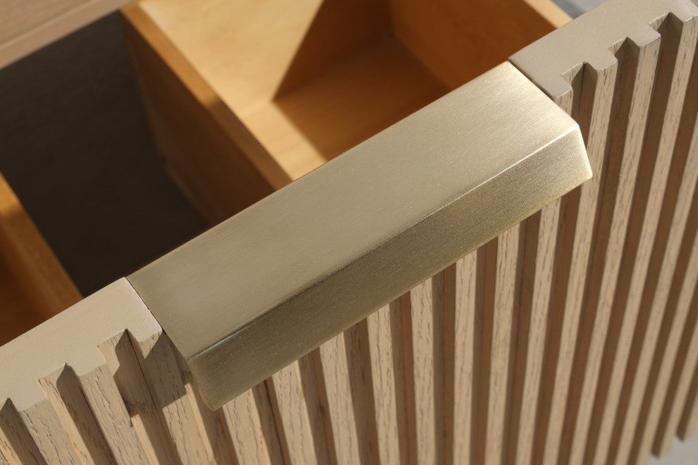 Ari Kitchen and Bath San Diego Bath Vanity, Oak, 24", Floating