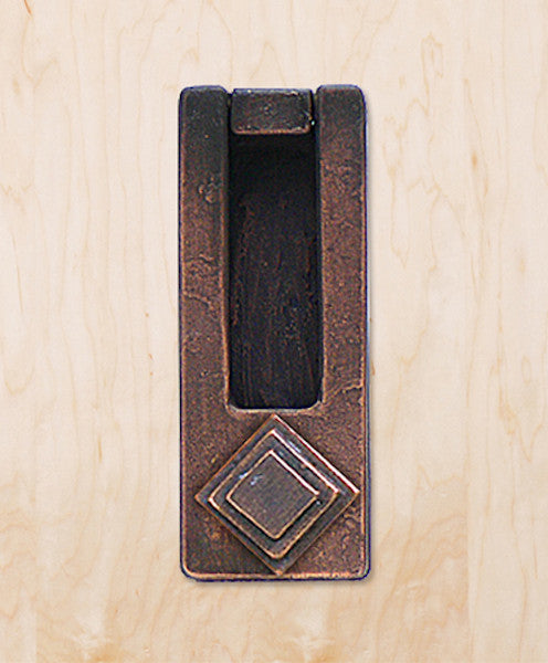 Mission Door Knocker, Polished Pewter