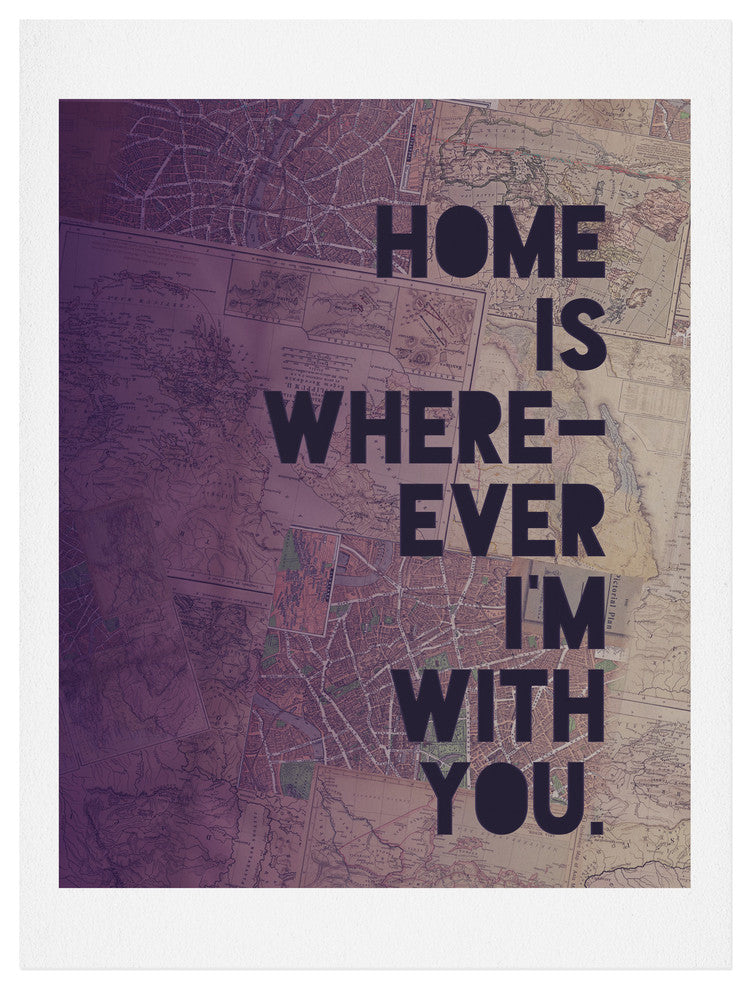 Deny Designs Leah Flores With You Art Print