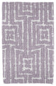 30x60" Woven Tiki, Geometric Print Beach Towel, Purple