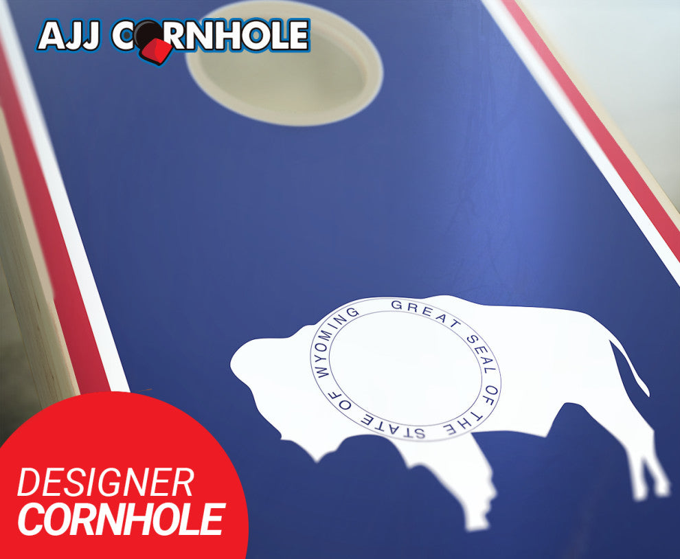 Wyoming Flag Cornhole Set