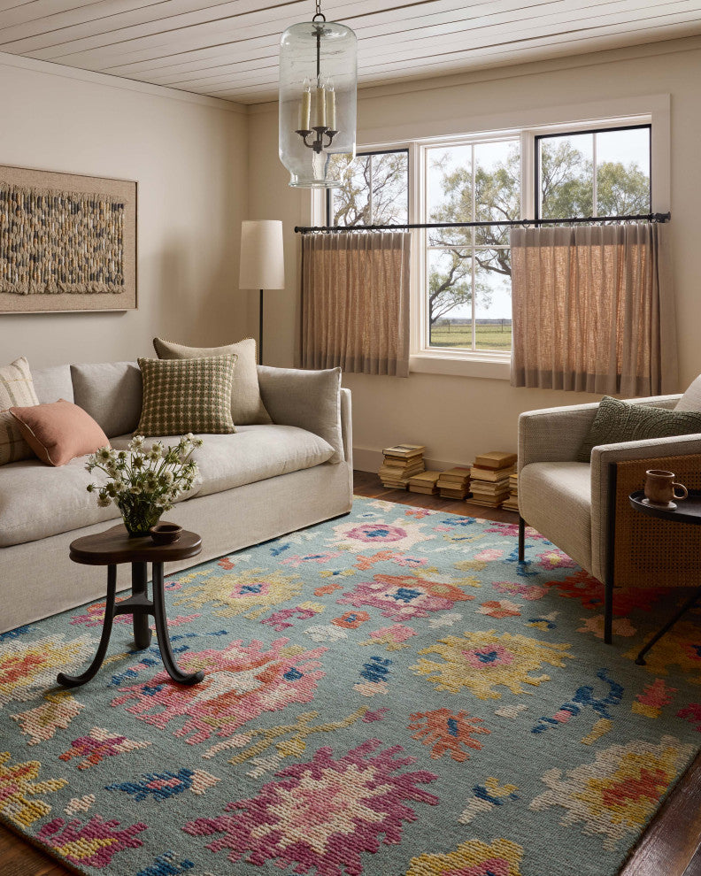 Loloi Tilly Spa / Multi 8'-6" x 11'-6" Area Rug