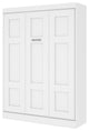 Bestar Edge 65" Modern Sturdy Wood Queen Size Murphy Bed in White
