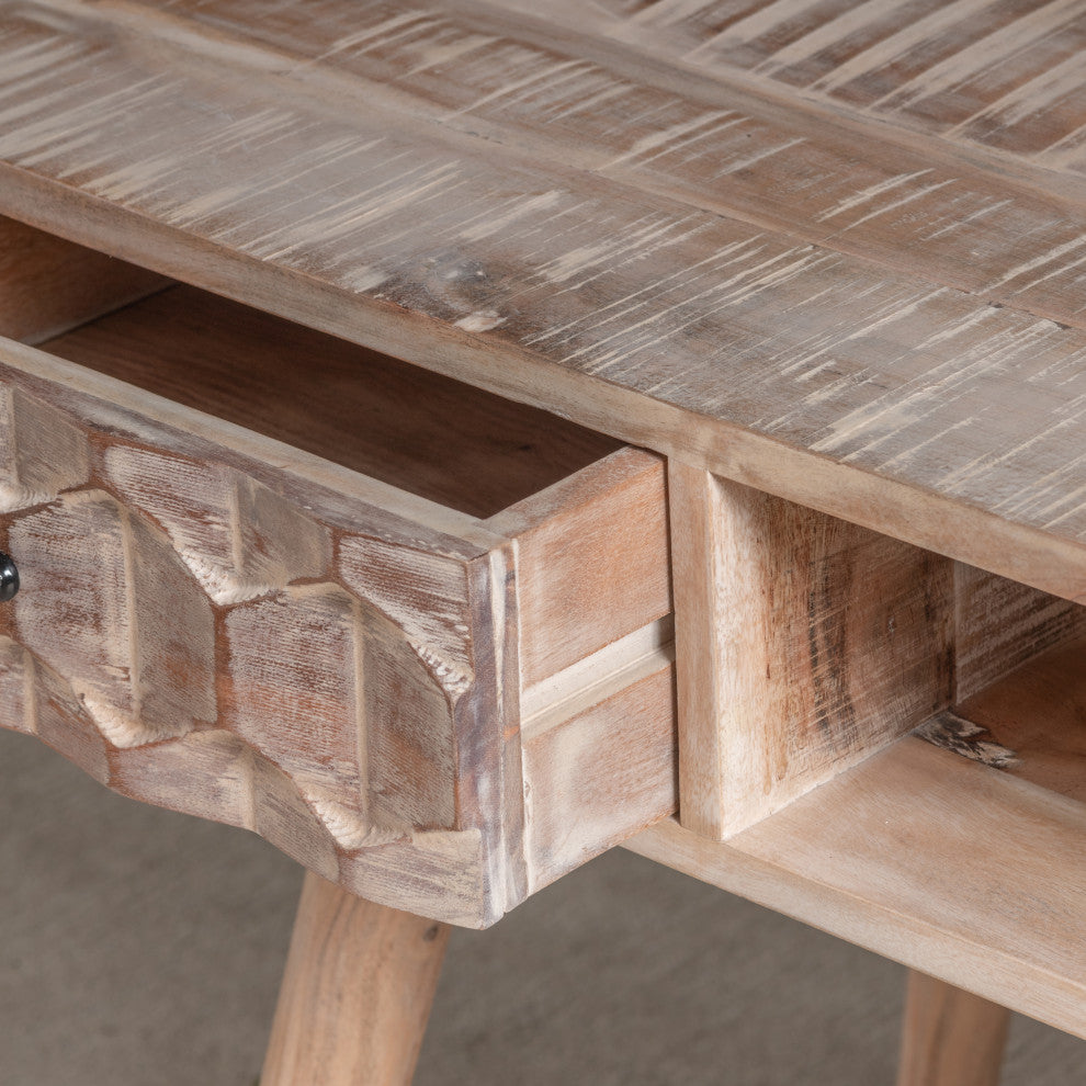 Kaelen Boho Wooden Desk