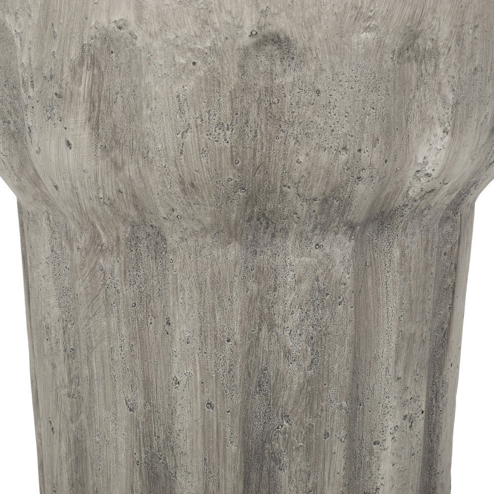 Xzavier Indoor Lightweight Concrete Accent Side Table
