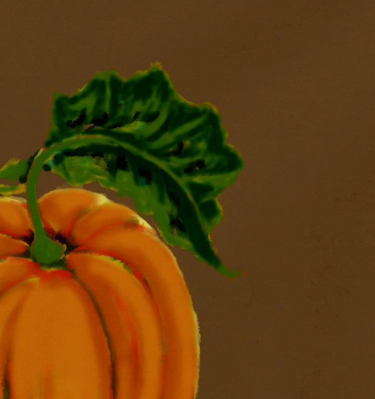 18x14" Pumpkin Patch, Holiday Print Placemat, Orange, Set of 4