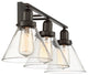 3 Light Bath Bar, English Bronze