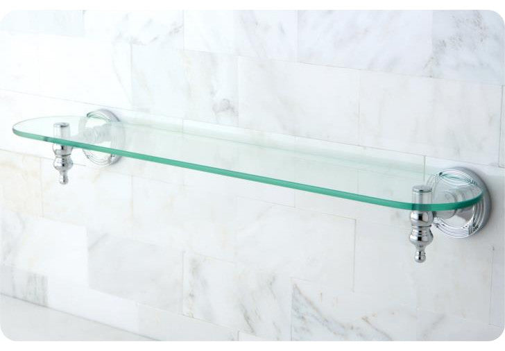 Glass Shelf, Satin Nickel