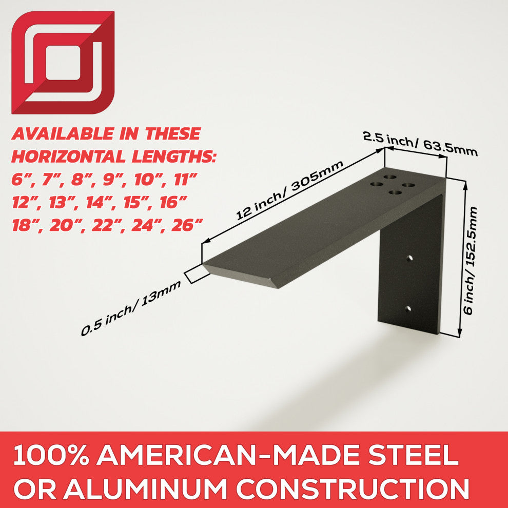 The Original™ Countertop Support L Bracket, 14"