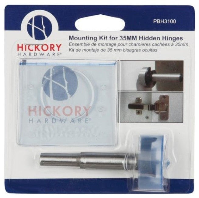 Belwith Hickory Cabinet Hinge Drill Template  Hardware