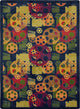Any Day Matinee Rug, Blockbuster, 3'10"x5'4", Multicolored