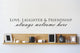 Decal Love Laughter Friendship Always Welcome Here Quote, Black