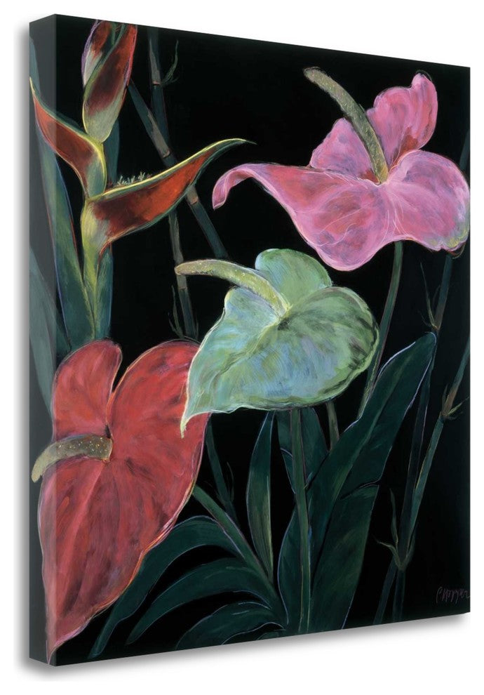 "In Bloom II" By Pegge Hopper,Ready to Hang Giclee Print on Gallery Wrap Canvas