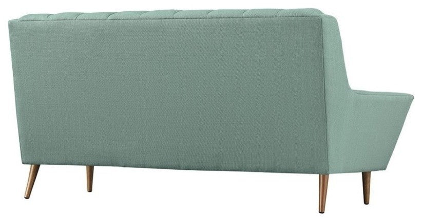 Modway Response Upholstered Fabric Loveseat, Laguna