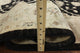 Black Oushak Oriental Hand-Knotted Peshawar Chobi Wool Rug, 6'x7'