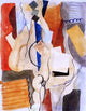 Roger De la Fresnaye Smoking in the Shelter - 21" x 28" Premium Canvas Print