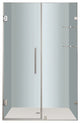 Aston Nautis GS 47"x72" Completely Frameless Hinged Shower Door, Chrome