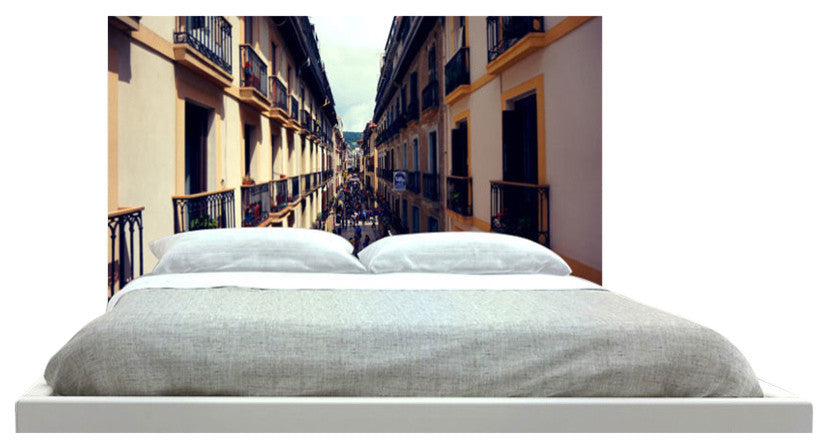 "Apartment Overlooking Street" Headboard