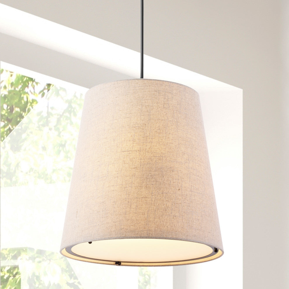 Arden 1-Light Farmhouse Bohemian Iron LED Pendant