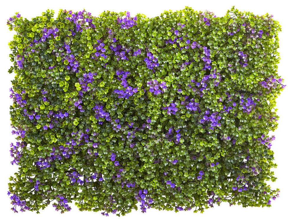 6" x 6" Purple & Green Clover Mat, Set of 12