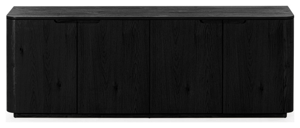 Safavieh Couture Liadonna 4 Door Wood Sideboard, Black