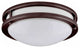 Thomas LED Ceiling Fixture, Bronze, 14"