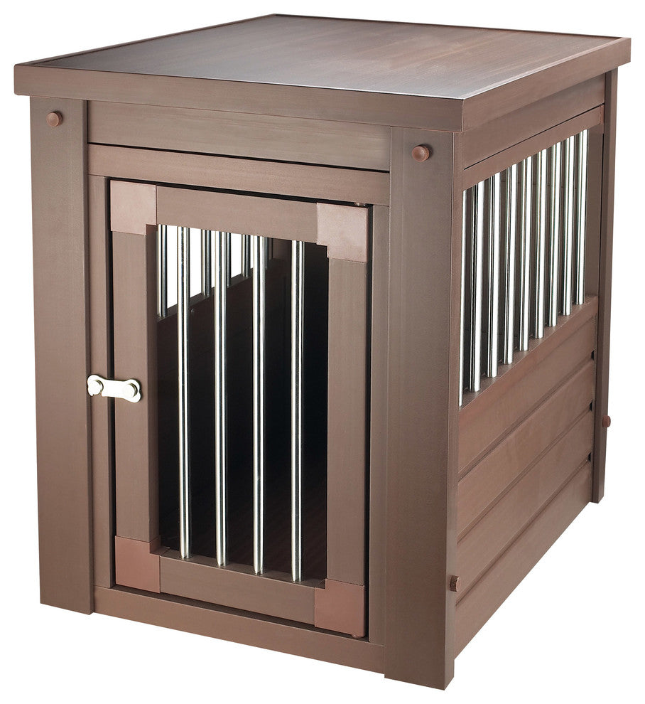 ECOFLEX® Dog Crate End Table - Russet, Russet, Small