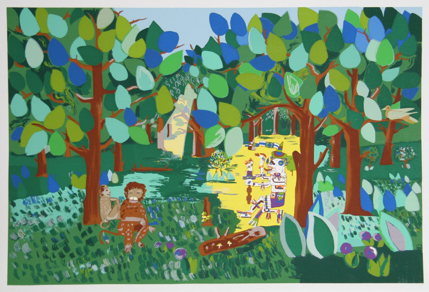 "Monkey And Death Dancing" Artwork